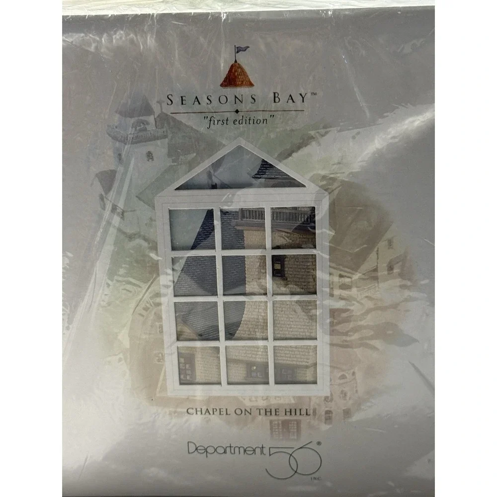 Dept 56 Seasons Bay Chapel on the Hill #53302 First Edition 1998 Sealed New